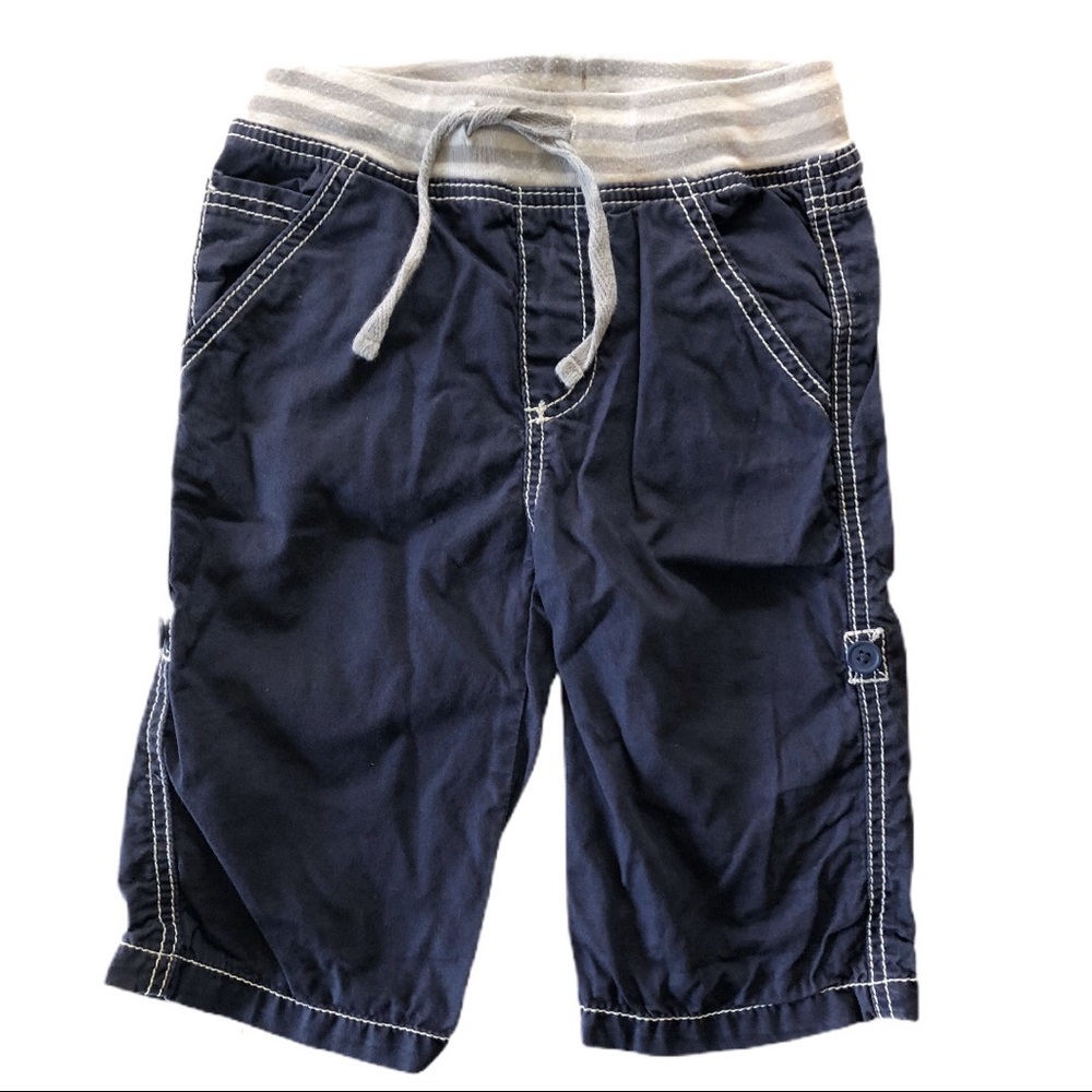 Navy Mini Boden pants 6-12 months